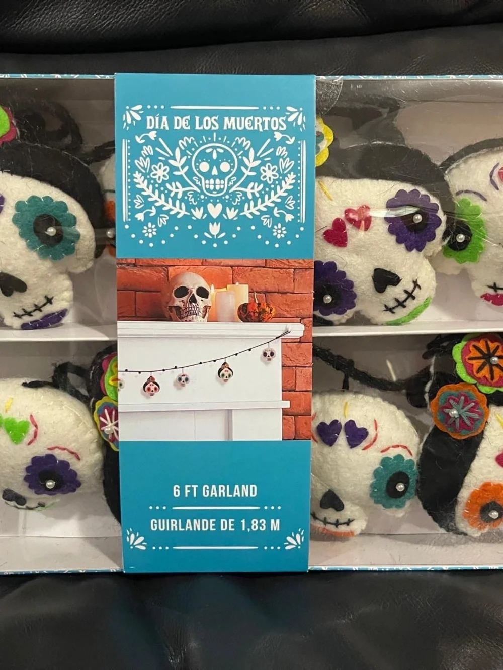 Halloween Skulls Garland - Dia de Muertos Garland - Sugar Skulls Garland